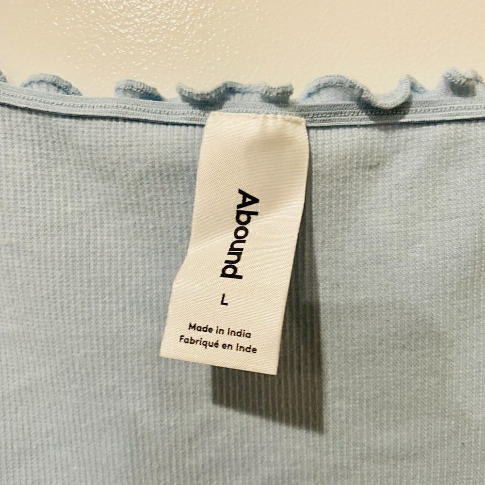 Abound Baby Blue Ribbed Dress - Picture 3 of 4